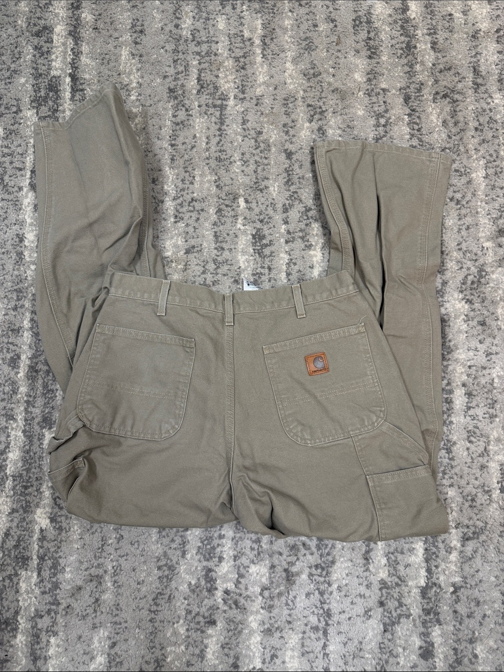 Carhartt Men’s Olive Green Cargo Work Pants